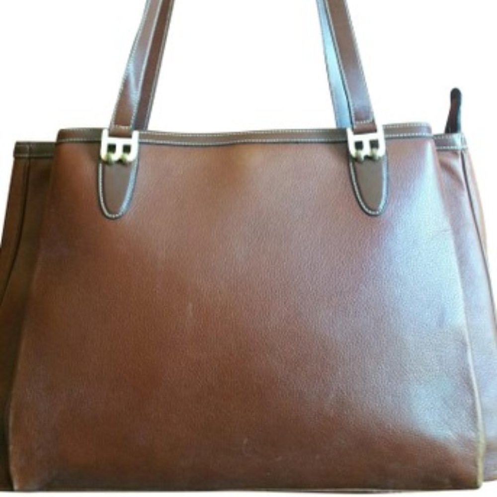 Bally Classic Congac Leather Tote